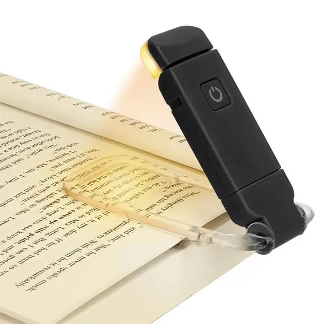 Bookclip Lamp Card Music Score Reading Lamp USB Computer Lamp White Light Bedside Portable Bookmark Lamp